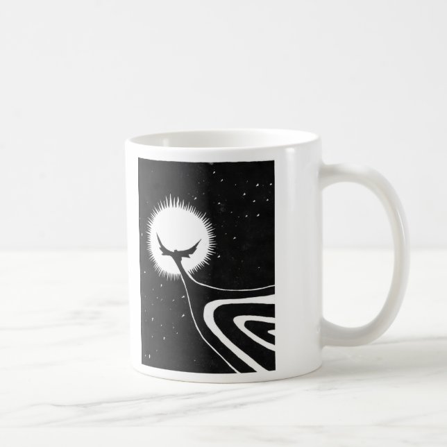 Schwarzes als Todesbonbon als Liebe heiß als Hölle Kaffeetasse (Rechts)