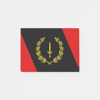 Schwarzes amerikanisches Kulturerbe-Flag Postit-Hi Post-it Klebezettel