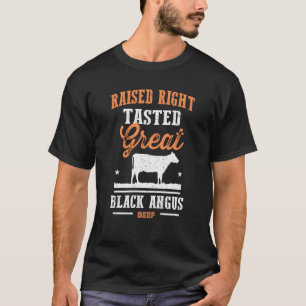 Schwarzes Angus richtig aufgezogen schmeckte großa T-Shirt