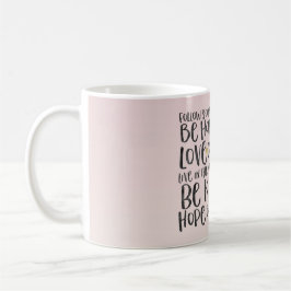 Schwarzes Aquarell Inspirational Gold Unicorn Kaffeetasse