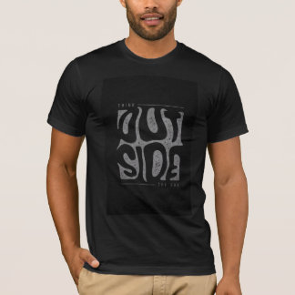 Schwarzes Ärmel-T-Shirt mit neuem Design  T-Shirt