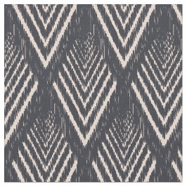 Schwarzes Ascent-Ikat-Muster Stoff