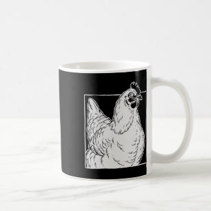 Schwarzes Australorp-Huhn - Vintage Farm Art Kaffeetasse