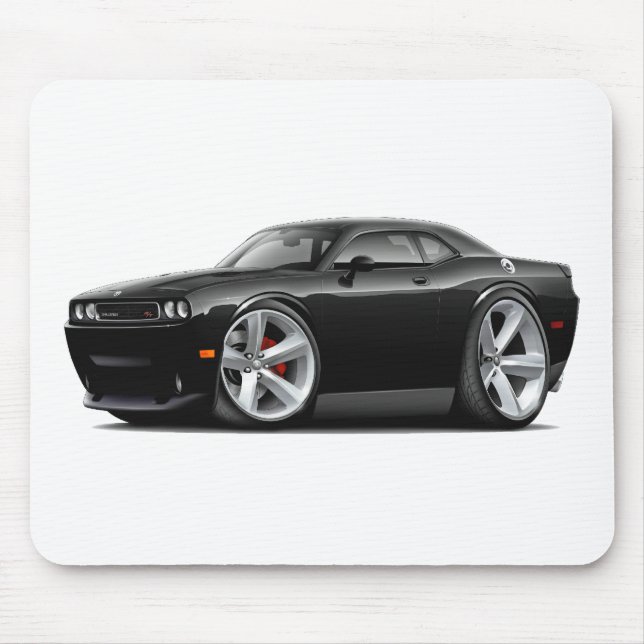 Schwarzes Auto 2009-11 Herausforderer Mousepad (Vorne)