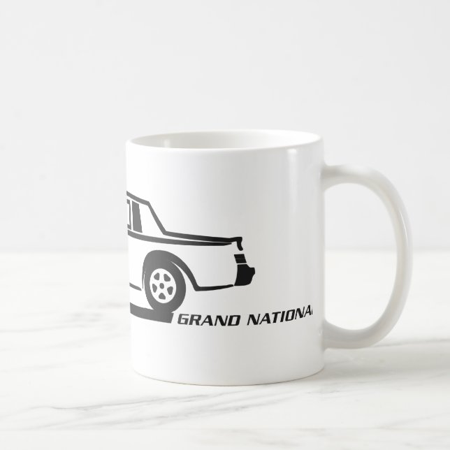 Schwarzes Auto Buicks Grand National Tasse (Rechts)