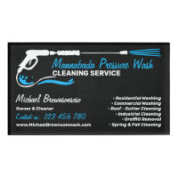 Schwarzes Auto Detail Pressure Power Waschen REINI