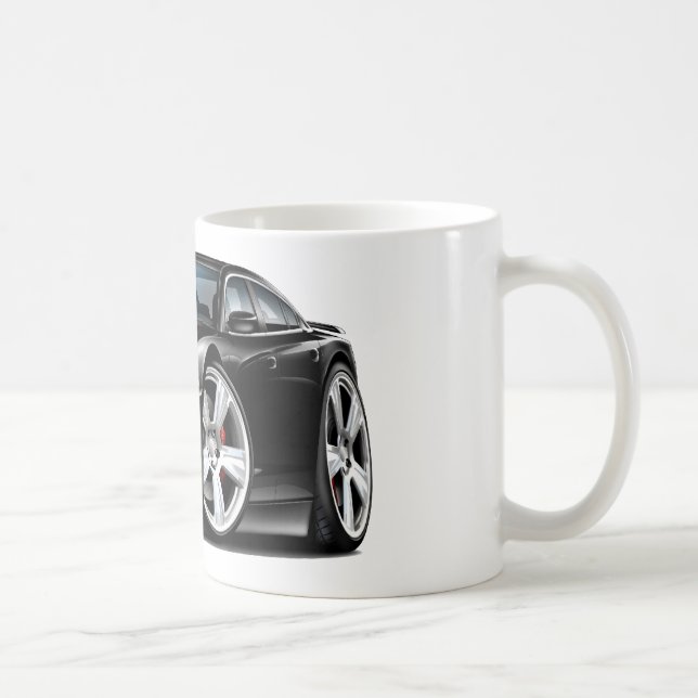 Schwarzes Auto Dodge-Ladegerät Funktelegrafie Kaffeetasse (Rechts)