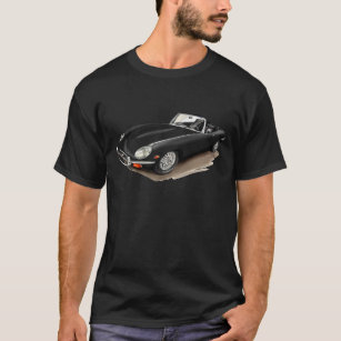 Schwarzes Auto Jaguars XKE T-Shirt