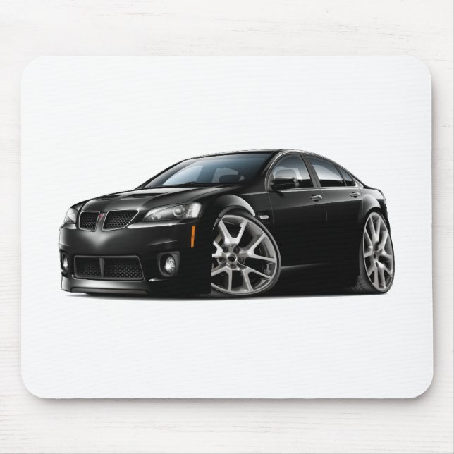 Schwarzes Auto Pontiacs G8 GXP Mousepad (Vorne)