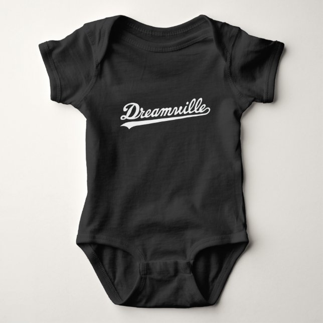 Schwarzes Baby Onsie Strampler (Vorderseite)