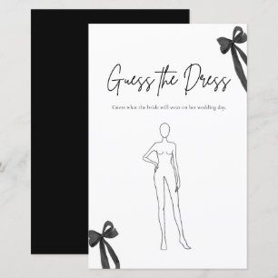 Schwarzes Band - Errate das Brautkleid - Brautpart