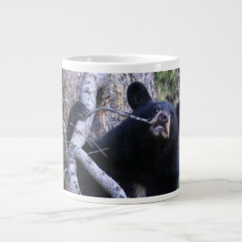 schwarzes Bärenjunges Jumbo-Tasse