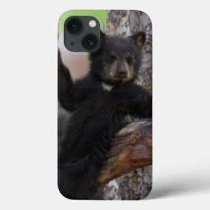 Schwarzes Bärenjunges Lounging Case-Mate iPhone Hülle