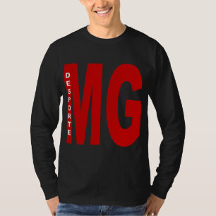 Schwarzes, basisches T-Shirt MINAS GERAIS DESPORTE