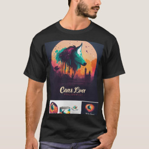 schwarzes Baumwollhemd T-Shirt
