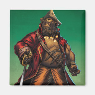 Schwarzes Bear'd Magnet