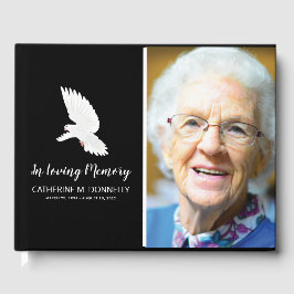 Schwarzes Beileid | Erinnerung an Foto Gästebuch