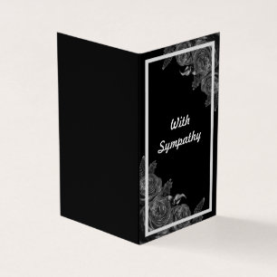 Schwarzes Beileid-Floral