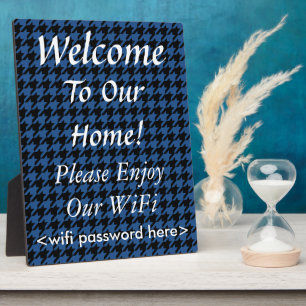 Schwarzes benutzerdefiniertes Hahnentrittmuster Fotoplatte