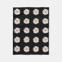Schwarzes Blumen-Muster