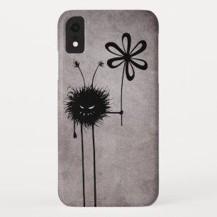 Schwarzes Böse-Blumen-Käfer-Vintage Case-Mate iPhone Hülle