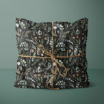 Schwarzes botanisches, elegantes, modernes Familie<br><div class="desc">Grün,  schwarz,  braun grün und grau elegante moderne Blätter eucalyptus Wasserfarbe botanische natürliche Weihnachtsgeschenk Decke. Einfaches,  sauberes und minimales Design.</div>