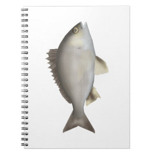Schwarzes Bream Notizblock