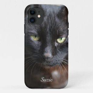 Schwarzes Cat Lover Bild mit Motivierend Case-Mate iPhone Hülle