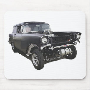 Schwarzes Chevy Limousinelieferungslastwagen Mousepad