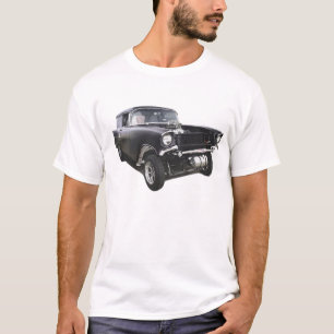 Schwarzes Chevy Limousinelieferungslastwagen T-Shirt