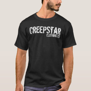 Schwarzes CreepStar Logo T-Shirt