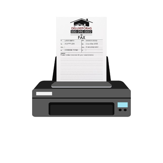 Schwarzes Dach-Fax Briefkopf (Von Creator hochgeladen)