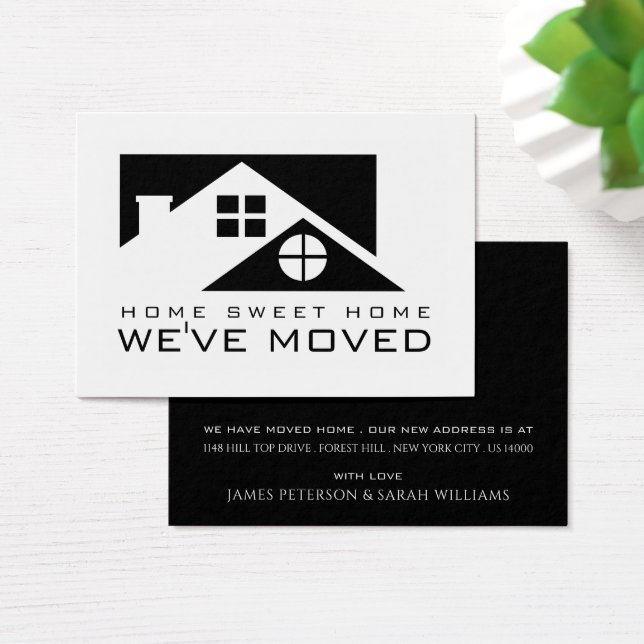 Schwarzes Dachgeschoss, Adresskartenwechsel (Schreibtisch)