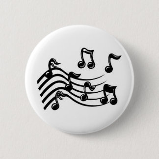 Schwarzes der musikalischen Anmerkungen Button