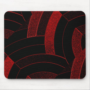 schwarzes des Chic zeitgenössisches Mousepad