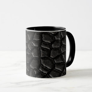 Schwarzes Drachenmuster Tasse