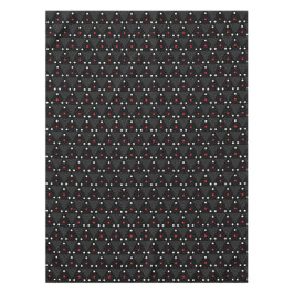 Schwarzes Dreieck-UFO-Muster Modernes Abstraktes Tischdecke