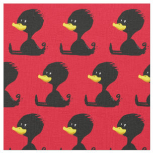 Schwarzes ducky stoff