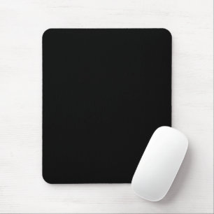 Schwarzes einfaches funktionales Elegant Mousepad
