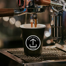 Schwarzes, einfaches, modernes Berufliches Firmenl