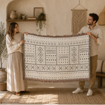 Schwarzes Elfenbein-Tribal-Geometrisches Muster |