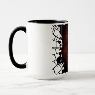Schwarzes Fenster (Signature-Design) Tasse