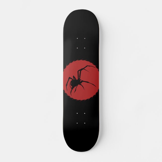 Schwarzes Fenster Skateboard (Vorderseite)
