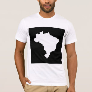 Schwarzes festliches Brasilien in Emporio Moffa T-Shirt