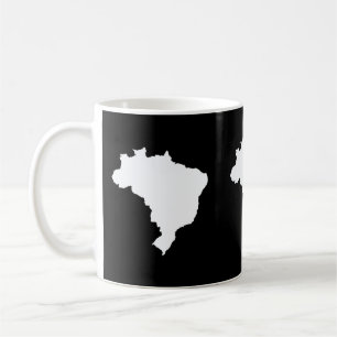 Schwarzes festliches Brasilien in Emporio Moffa Tasse