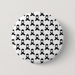 Schwarzes Flachmuster Button