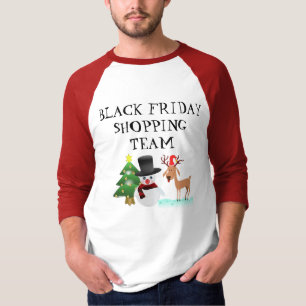 Schwarzes Freitag-Weihnachtseinkaufsteam T-Shirt