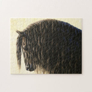 Schwarzes Friesen Puzzle