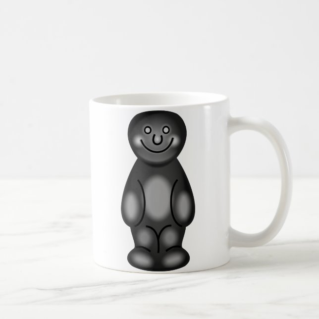 Schwarzes Gelee-Baby Tasse (Rechts)