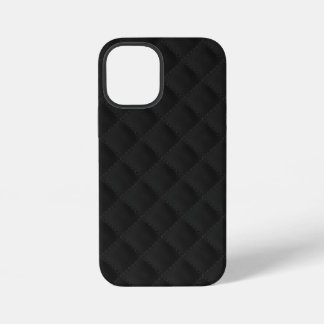 Schwarzes, genähtes Leder Case-Mate iPhone Hülle